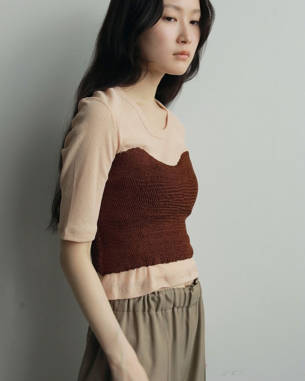 Bright Knit Baretop Bright Knit Baretop,ブライトニットベアトップ,62520537,ニットブラトップ,ベアトップ,レイヤード,ànuke,アンヌーク,lifes,ライフズ,25aw