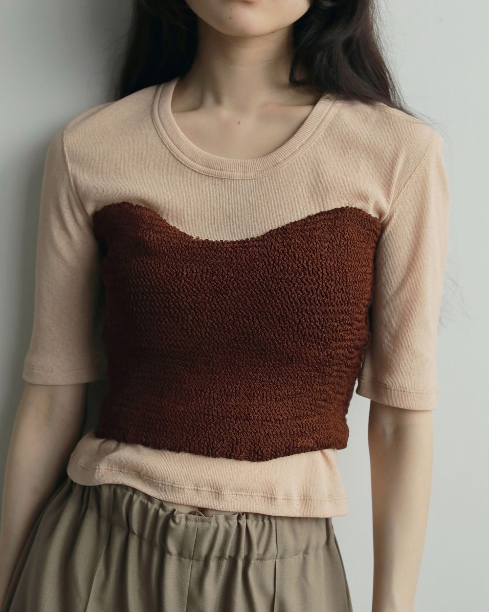 Bright Knit Baretop Bright Knit Baretop,ブライトニットベアトップ,62520537,ニットブラトップ,ベアトップ,レイヤード,ànuke,アンヌーク,lifes,ライフズ,25aw