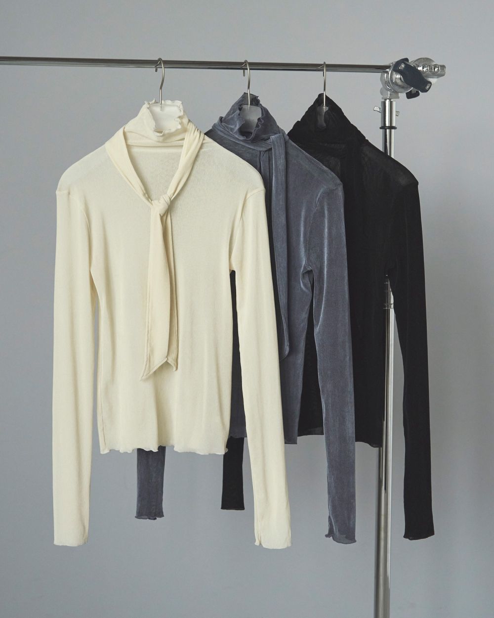 Velour Tie Tops Velour Tie Tops,ベロアタイトップス,62520601,トップス,ベロアトップス,タートル,ànuke,アンヌーク,lifes,ライフズ,25aw