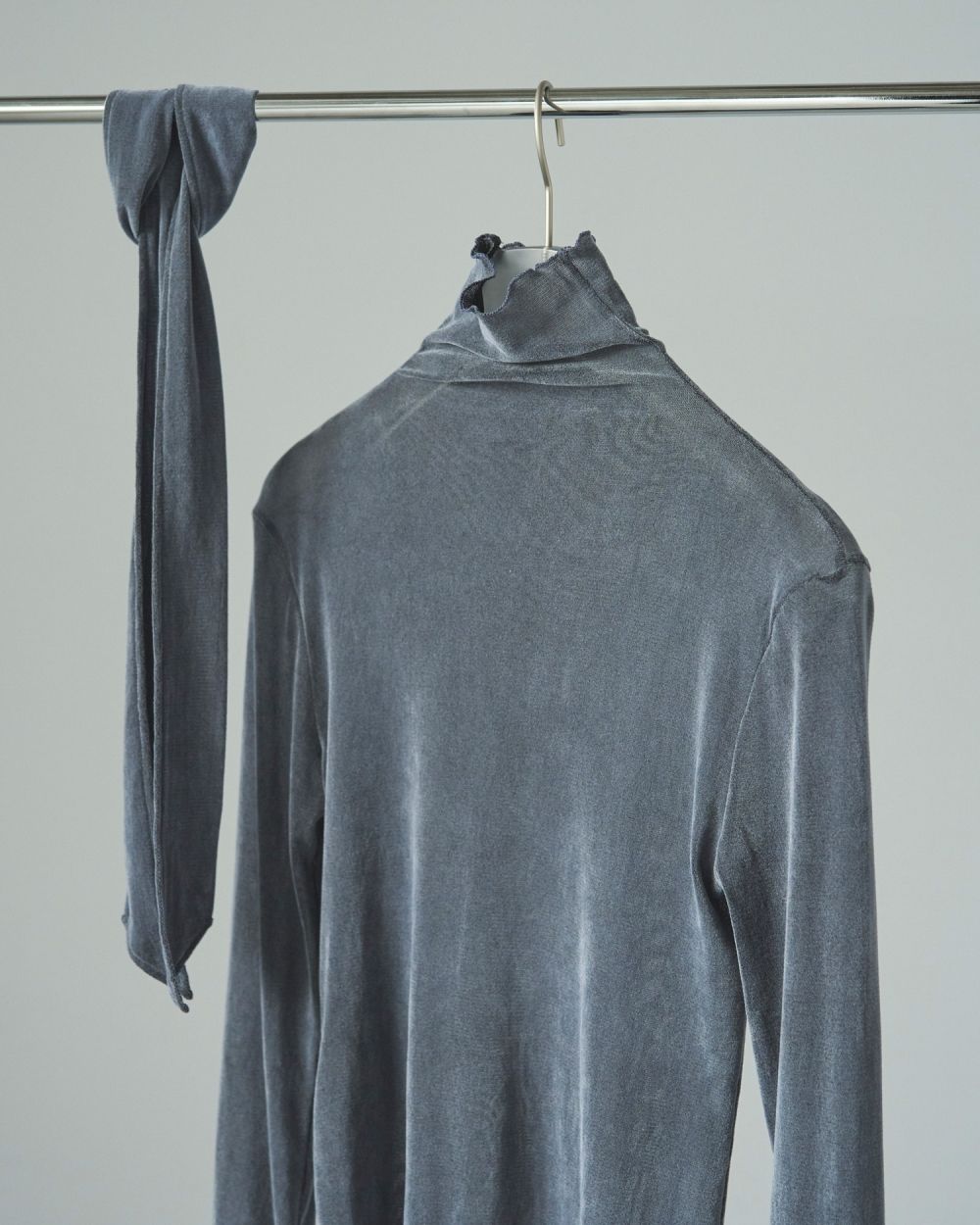 Velour Tie Tops Velour Tie Tops,ベロアタイトップス,62520601,トップス,ベロアトップス,タートル,ànuke,アンヌーク,lifes,ライフズ,25aw