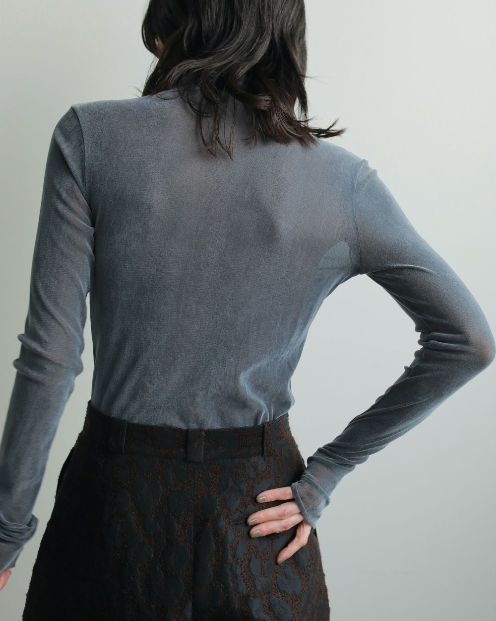 Velour Tie Tops Velour Tie Tops,ベロアタイトップス,62520601,トップス,ベロアトップス,タートル,ànuke,アンヌーク,lifes,ライフズ,25aw