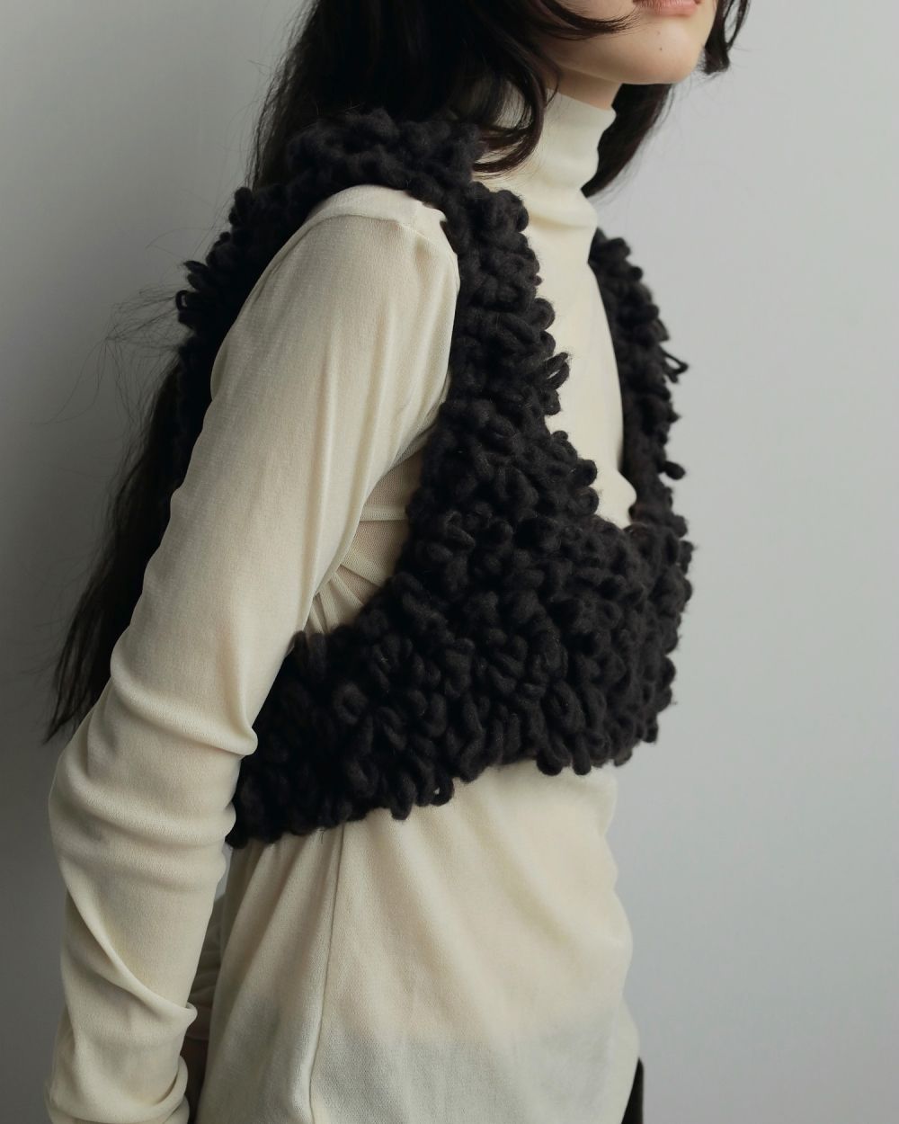 Velour Tie Tops Velour Tie Tops,ベロアタイトップス,62520601,トップス,ベロアトップス,タートル,ànuke,アンヌーク,lifes,ライフズ,25aw