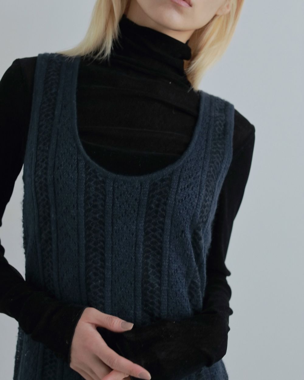 Velour Tie Tops Velour Tie Tops,ベロアタイトップス,62520601,トップス,ベロアトップス,タートル,ànuke,アンヌーク,lifes,ライフズ,25aw