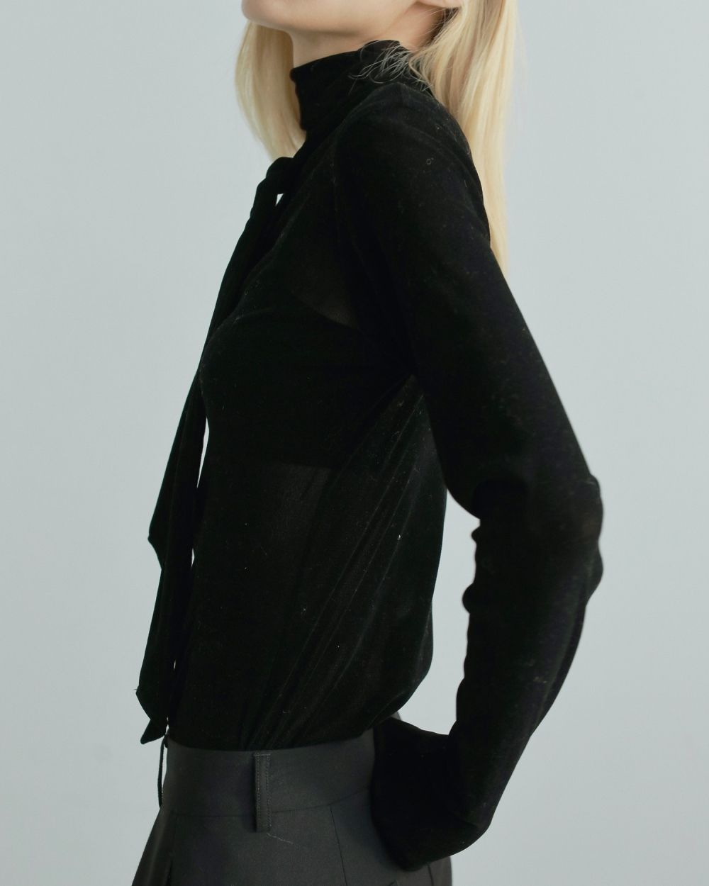 Velour Tie Tops Velour Tie Tops,ベロアタイトップス,62520601,トップス,ベロアトップス,タートル,ànuke,アンヌーク,lifes,ライフズ,25aw