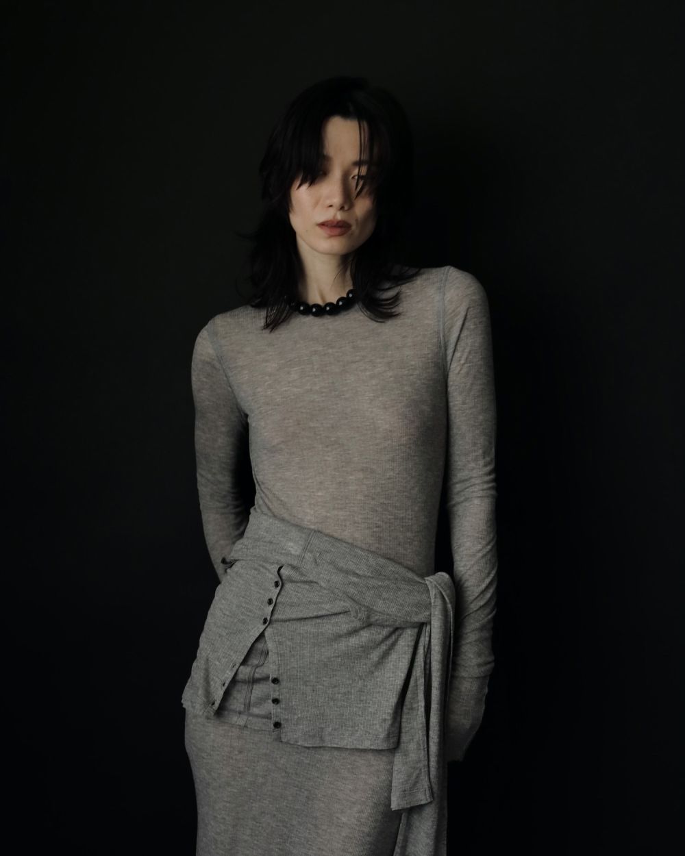 ànuke / アンヌーク Sheer Rib Cardigan ànuke online store（アンヌーク） / Sheer Rib CardiganSheer