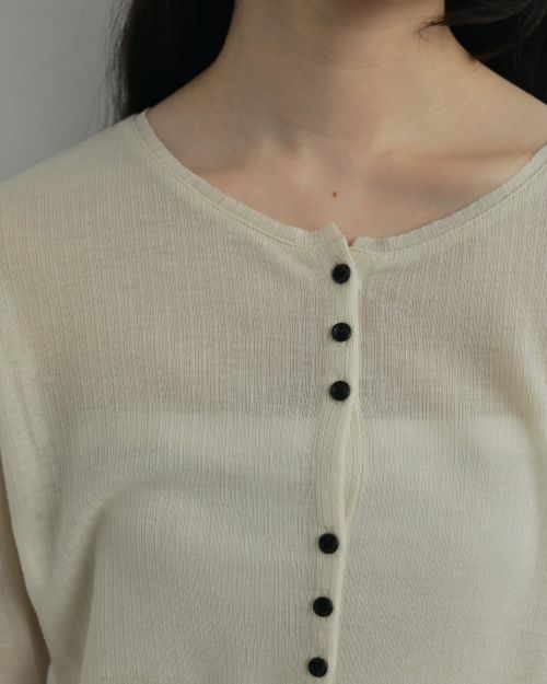 ànuke online store（アンヌーク） / Sheer Rib CardiganSheer Rib