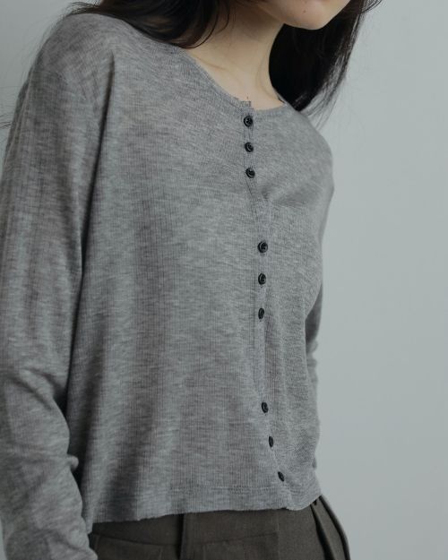 たんのすけ　ページ ànuke online store（アンヌーク） / Sheer Rib CardiganSheer