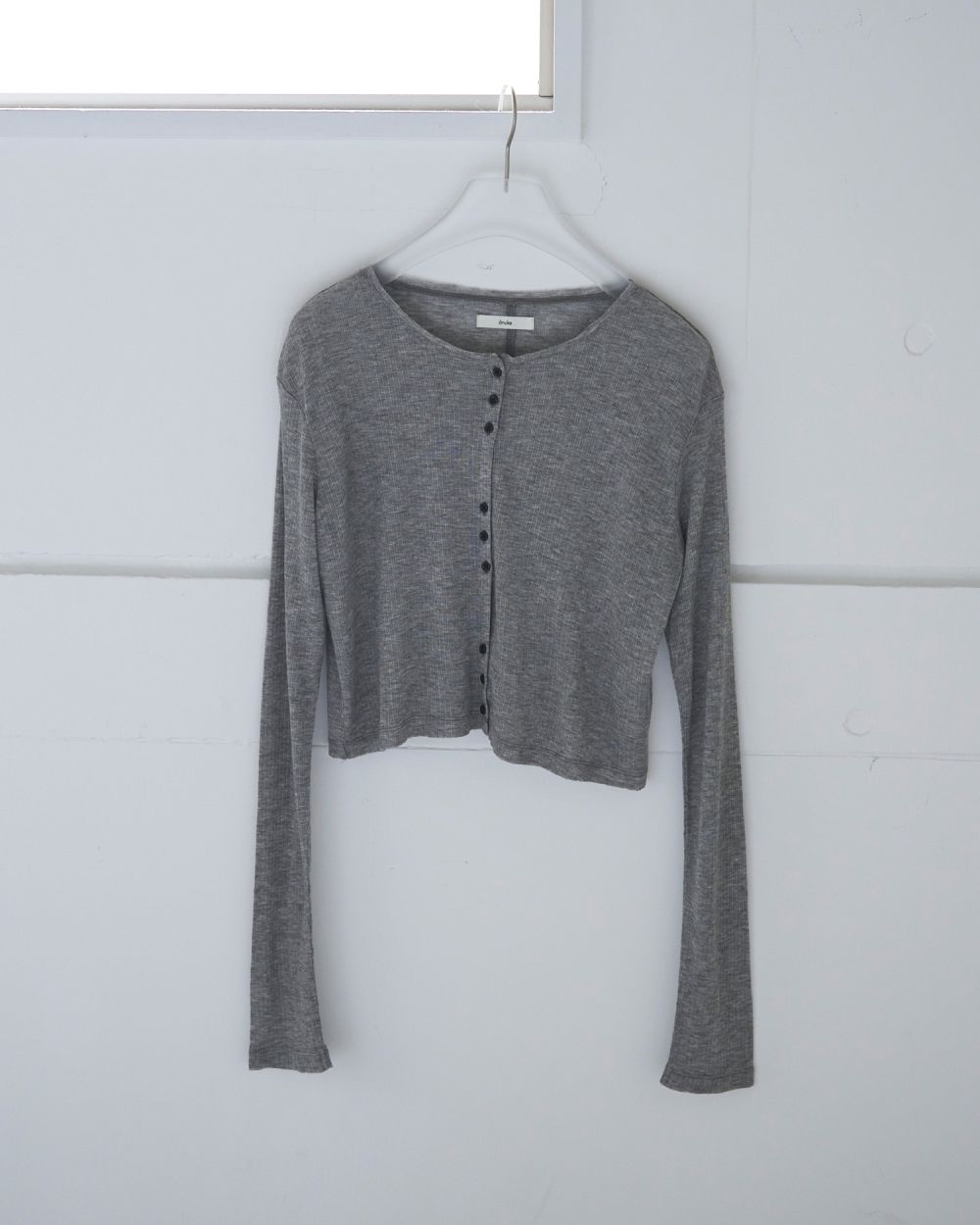 anuke アンヌーク　Sheer Rib Cardigan Sheer Rib Cardigan（カーディガン）｜ànuke（アンヌーク