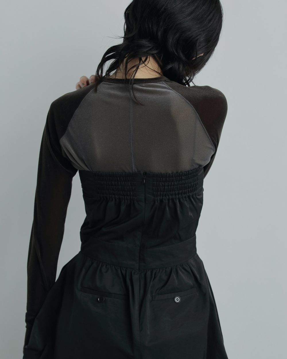 Sheervelour Baseball T-shirts Sheervelour Baseball T-shirts,シアーベロア ベースボール Tシャツ,62520605,ベロア素材,長袖,トップス,ロンT,Tシャツ,ànuke,アンヌーク,lifes,ライフズ,25aw