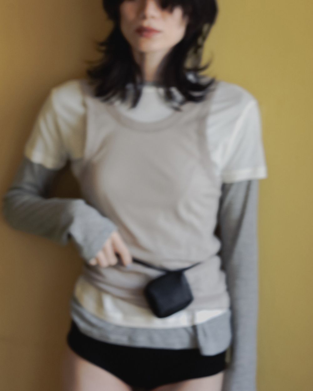 Layered Sheer Long T-shirts Layered Sheer Long T-shirts,レイヤードシアーロングTシャツ,62520617,ロンT,トップス,透け感,レイヤード,カットソー,Tシャツ,ànuke,アンヌーク,lifes,ライフズ,25aw