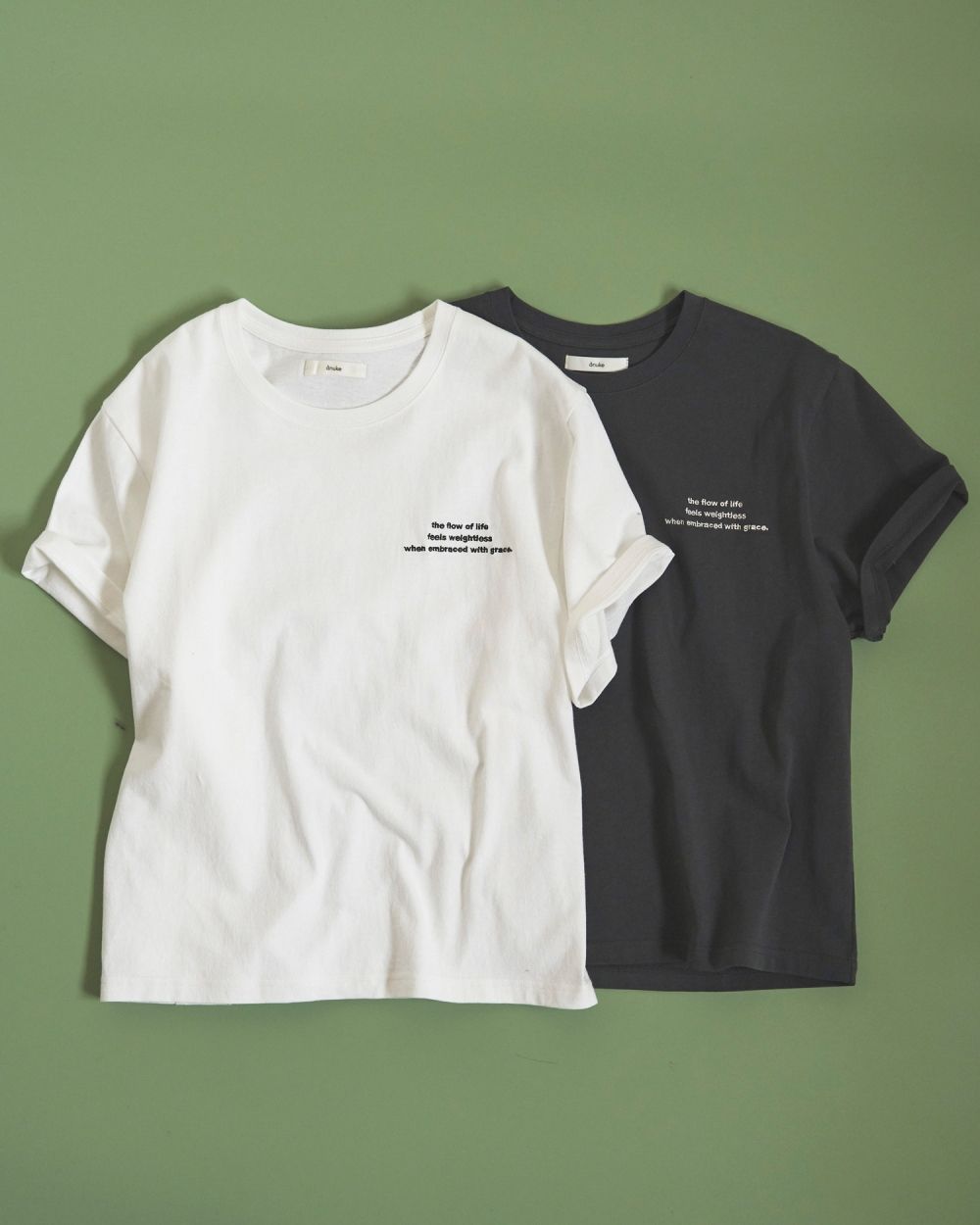 トップス 10th embroidery logo pack T-shirt ànuke online store（アンヌーク） / Embroidery Logo T