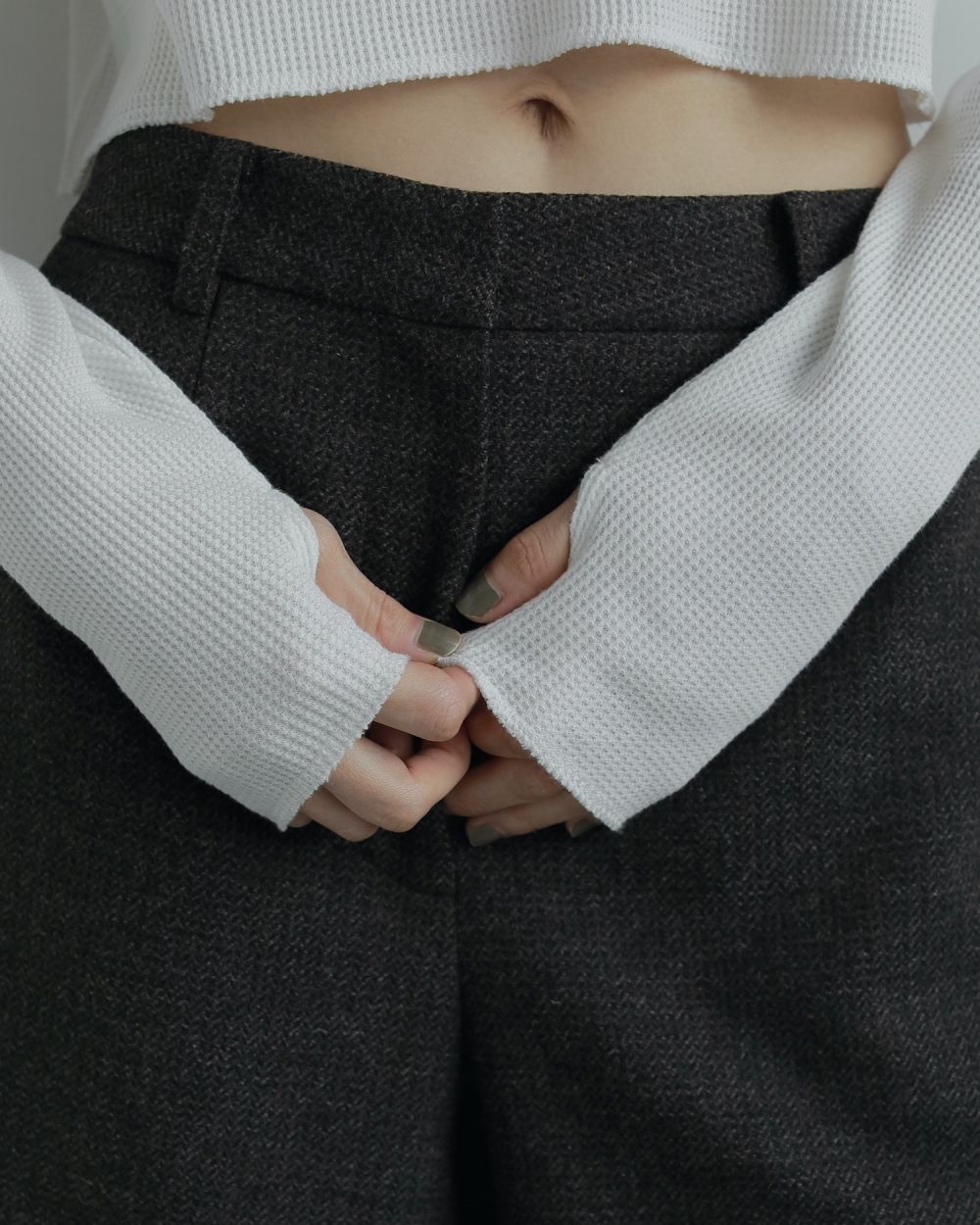 ànuke online store（アンヌーク） / Waffle Henley TopsWaffle