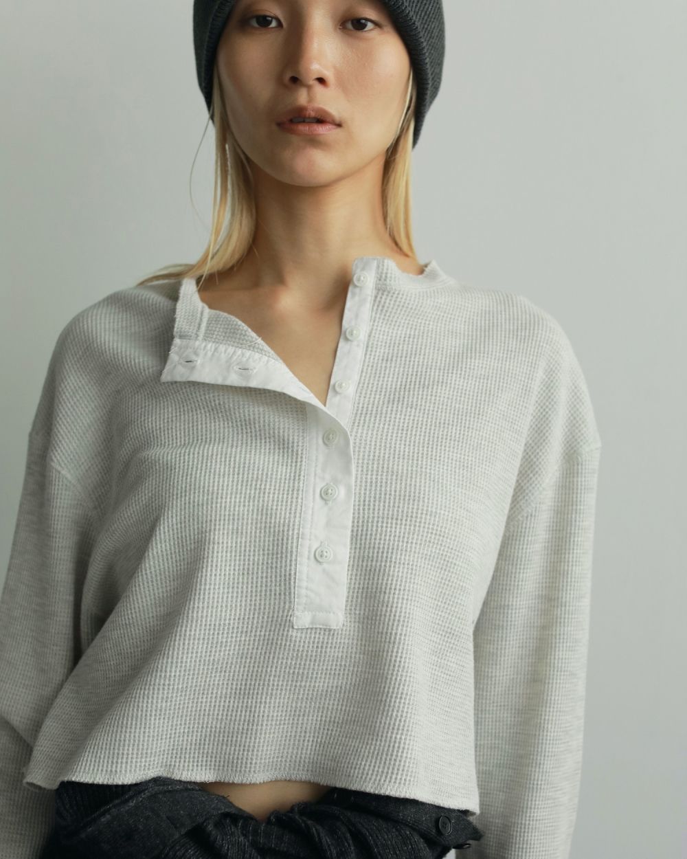 anuke Waffle Henley Tops アンヌーク ànuke online store（アンヌーク） / Waffle Henley TopsWaffle