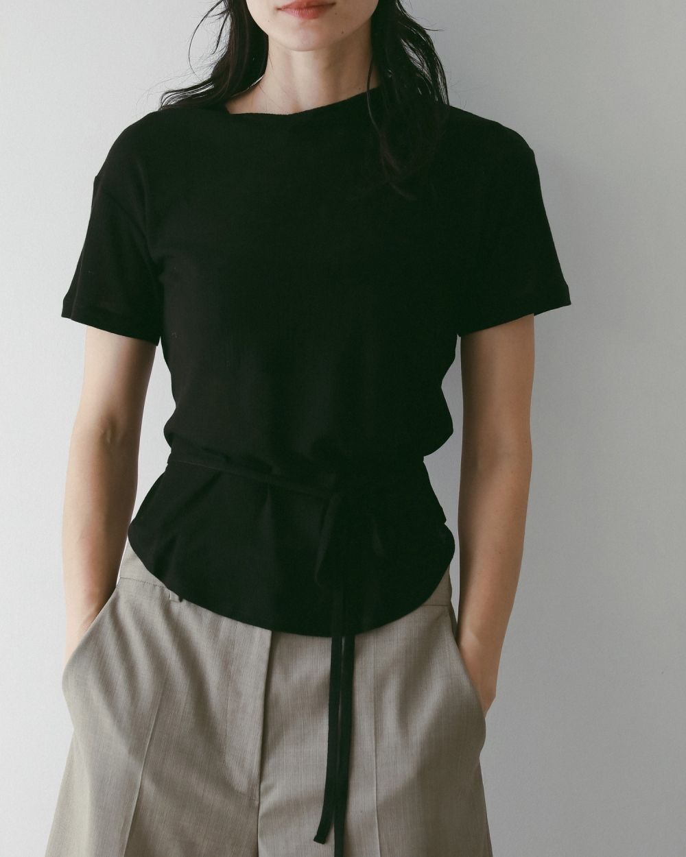 Sheerrib Backopen T-shirts Sheerrib Backopen T-shirts,シアーリブ バックオープン Tシャツ,62520631,トップス,Tシャツ,透け感,シアー,ànuke,アンヌーク,lifes,ライフズ,25aw