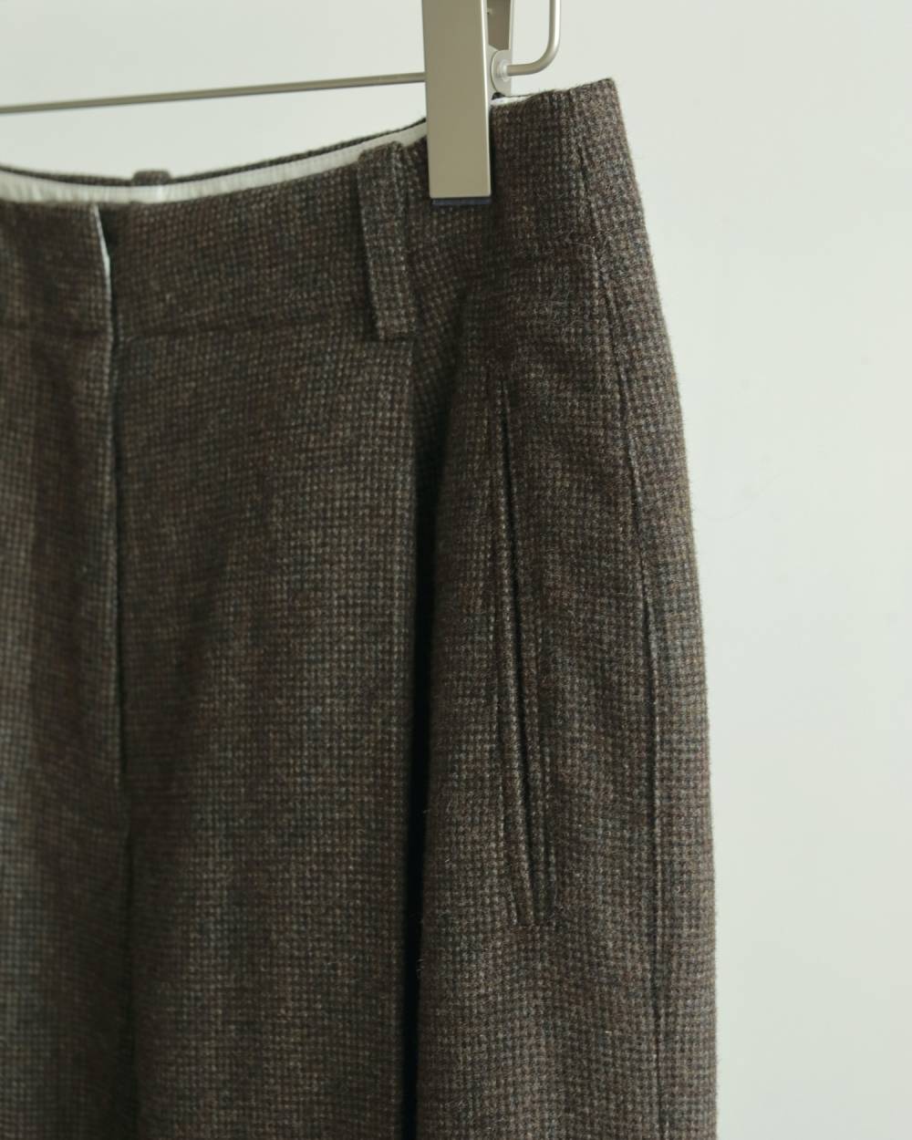 Check Tuck Pants Check Tuck Pants,チェック タックパンツ,62520707,ボトム,パンツ,タックパンツ,チェック,柄,ànuke,アンヌーク,lifes,ライフズ,25aw