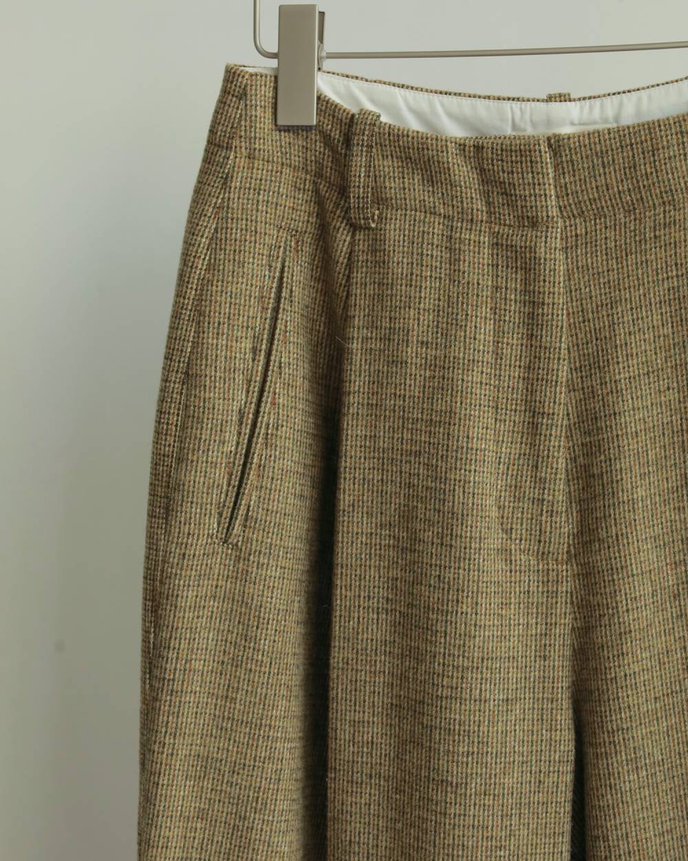 Check Tuck Pants Check Tuck Pants,チェック タックパンツ,62520707,ボトム,パンツ,タックパンツ,チェック,柄,ànuke,アンヌーク,lifes,ライフズ,25aw