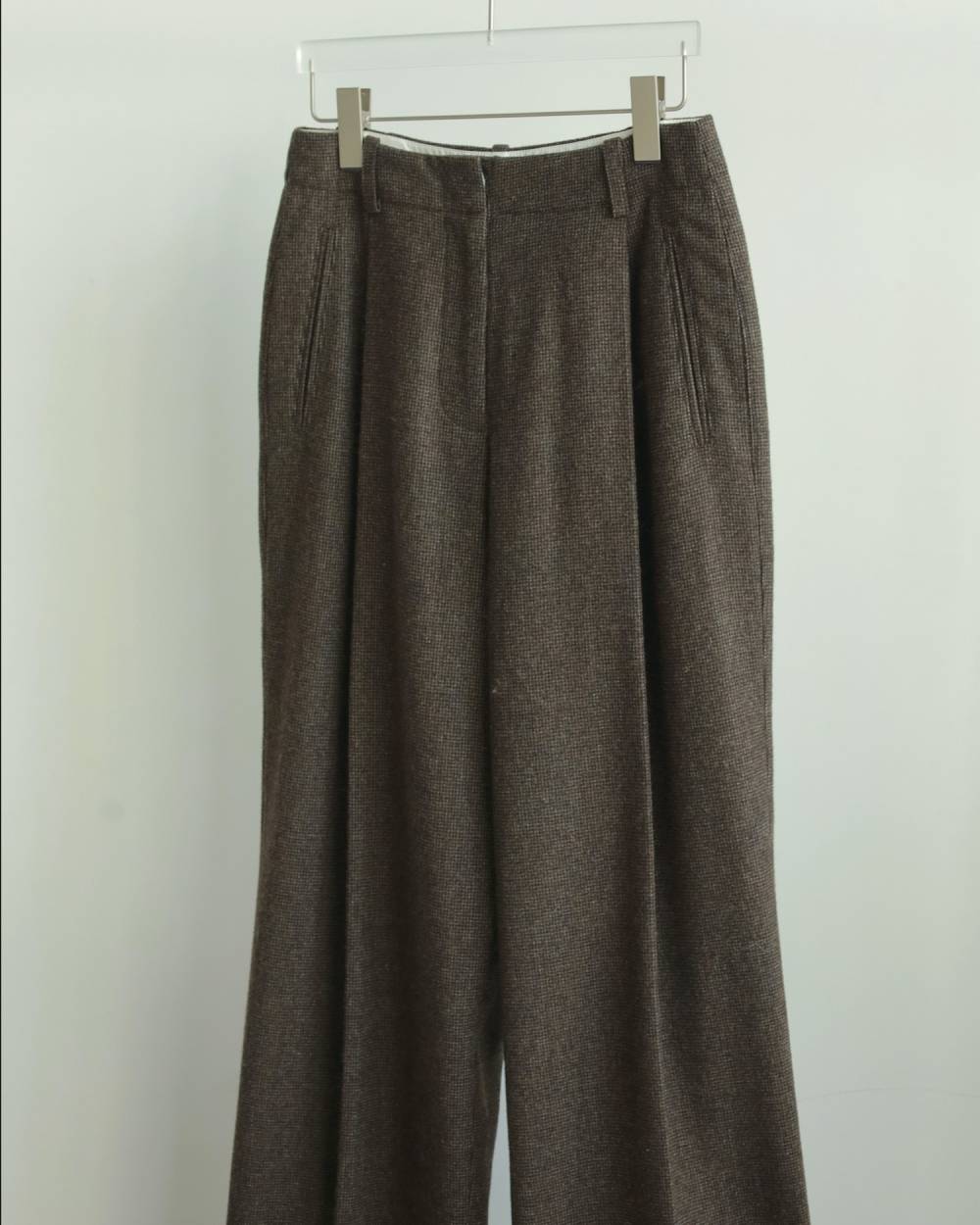 Check Tuck Pants Check Tuck Pants,チェック タックパンツ,62520707,ボトム,パンツ,タックパンツ,チェック,柄,ànuke,アンヌーク,lifes,ライフズ,25aw