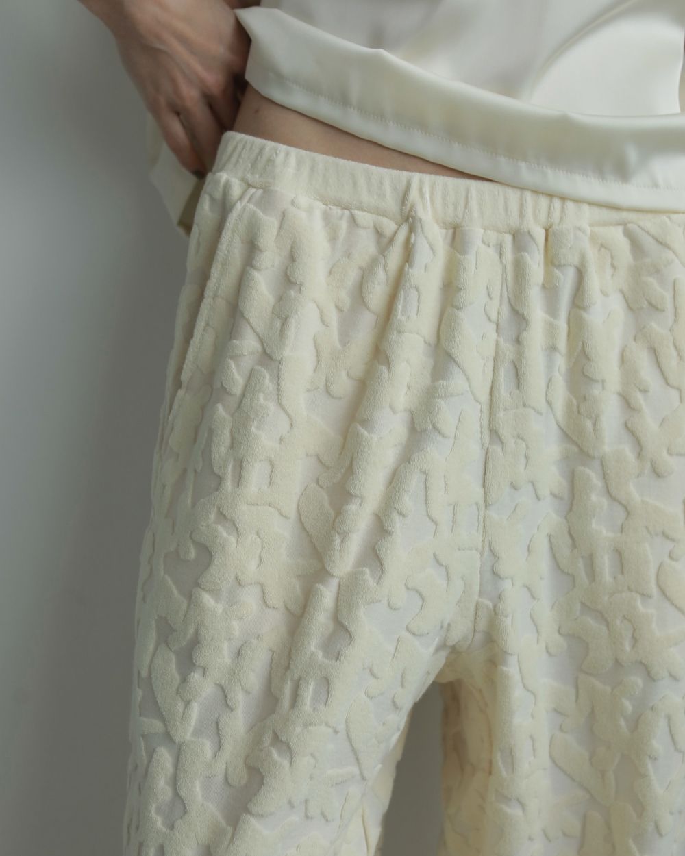 Jacquard Rough Pants Jacquard Rough Pants,ジャガード ラフ パンツ,62520708,ボトム,パンツ,ラフパンツ,ànuke,アンヌーク,lifes,ライフズ,25aw