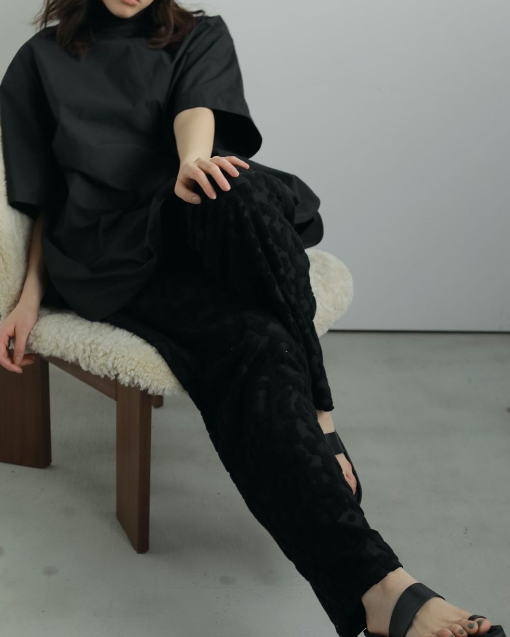 Jacquard Rough Pants Jacquard Rough Pants,ジャガード ラフ パンツ,62520708,ボトム,パンツ,ラフパンツ,ànuke,アンヌーク,lifes,ライフズ,25aw