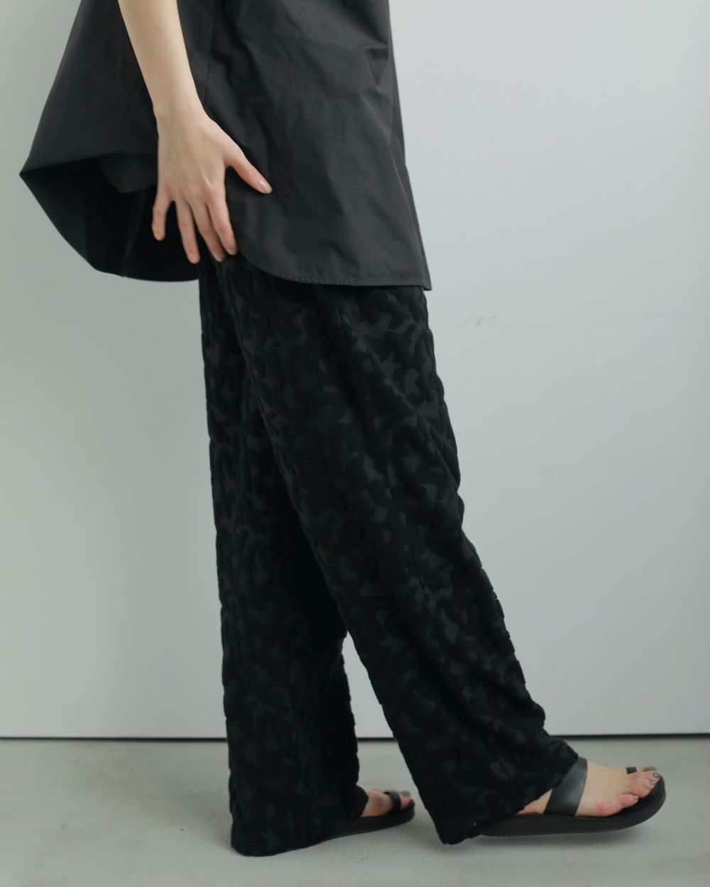 Jacquard Rough Pants Jacquard Rough Pants,ジャガード ラフ パンツ,62520708,ボトム,パンツ,ラフパンツ,ànuke,アンヌーク,lifes,ライフズ,25aw