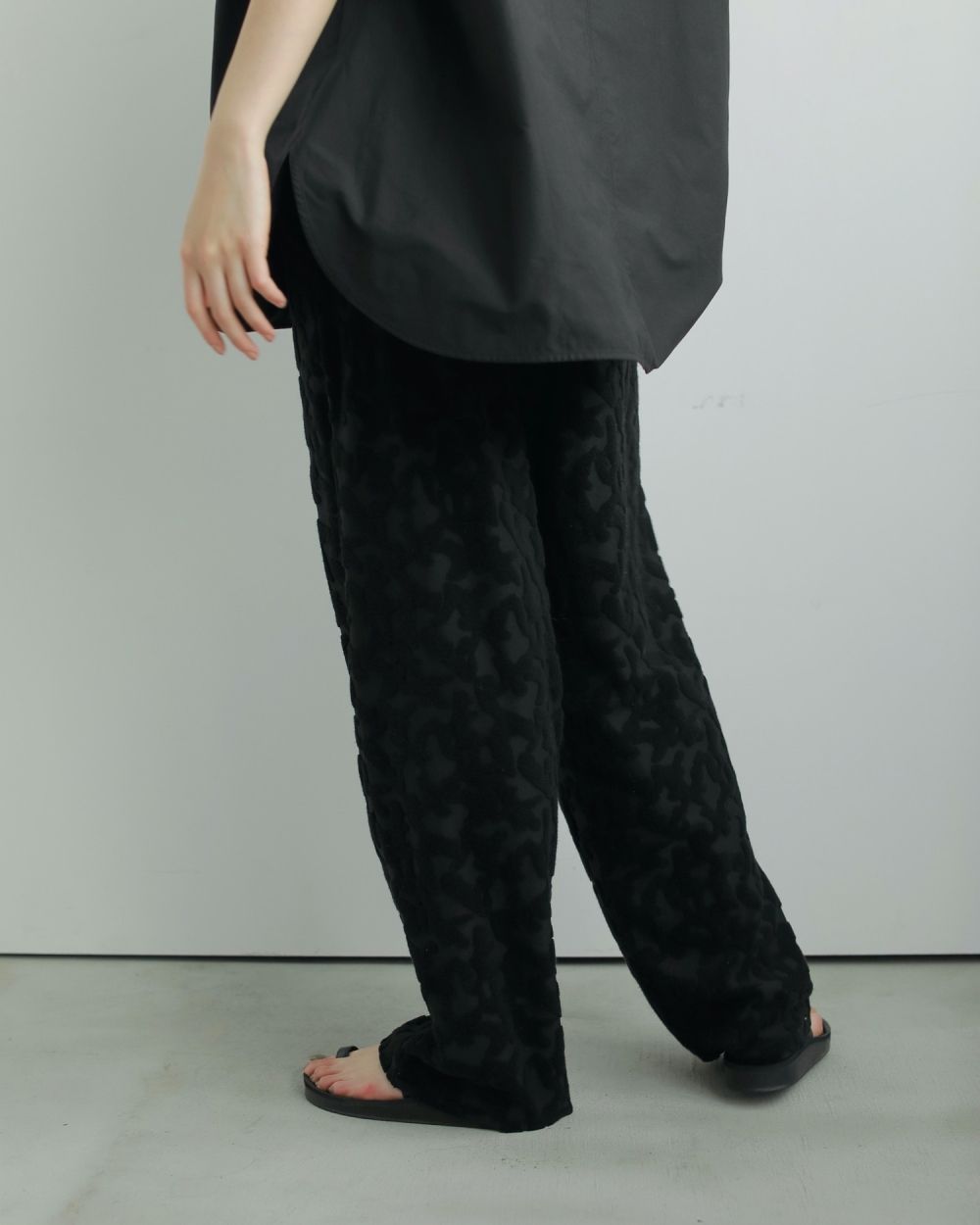 Jacquard Rough Pants Jacquard Rough Pants,ジャガード ラフ パンツ,62520708,ボトム,パンツ,ラフパンツ,ànuke,アンヌーク,lifes,ライフズ,25aw