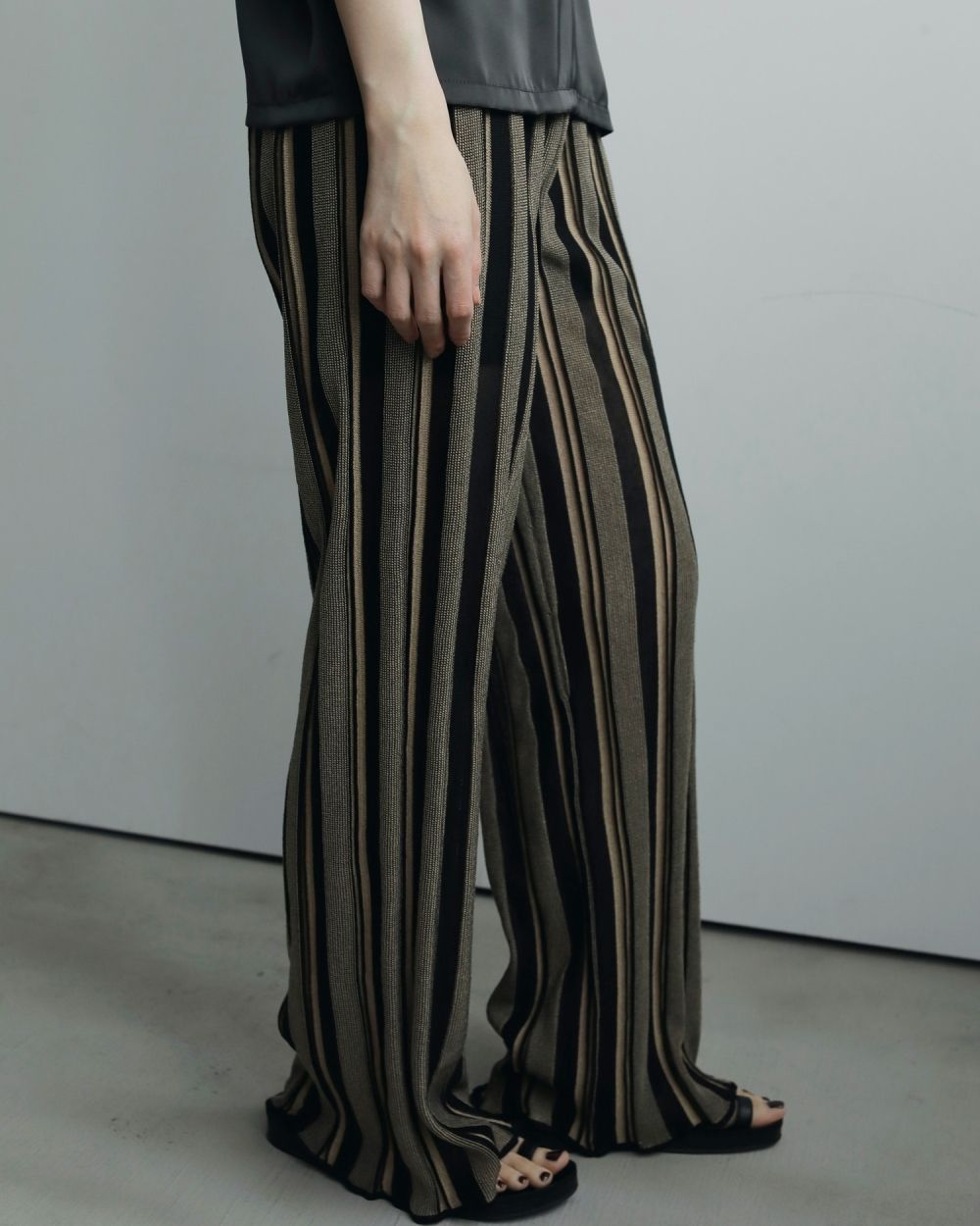 ànuke online store（アンヌーク） / Stripe Knit PantsStripe