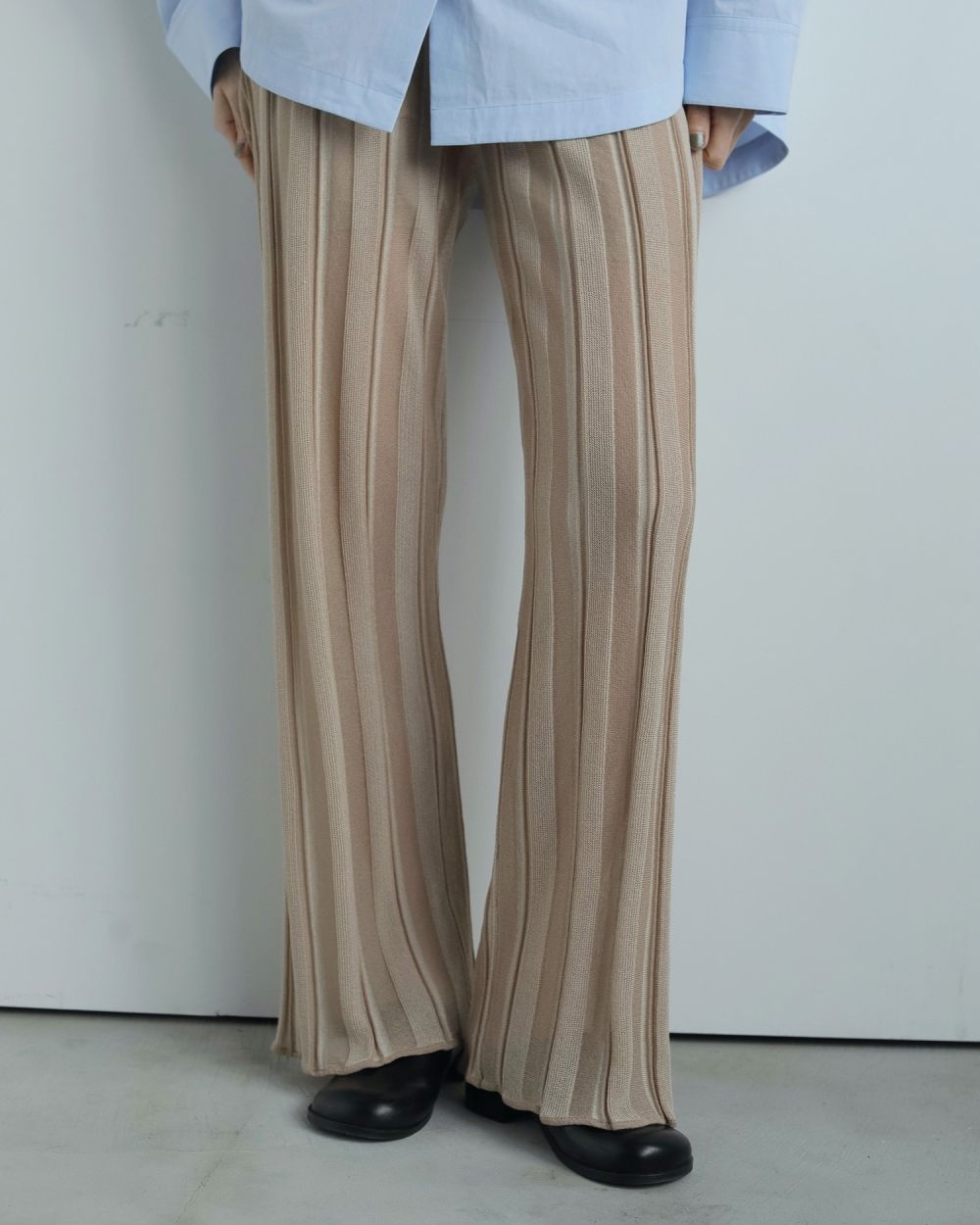 ànuke online store（アンヌーク） / Stripe Knit PantsStripe
