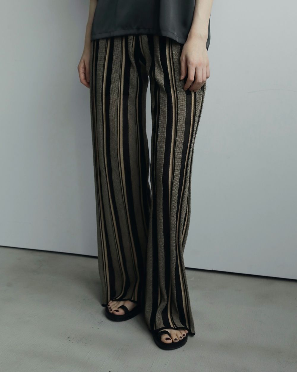 パンツ anuke Stripe Knit Pants 38 ànuke online store（アンヌーク） / Stripe Knit PantsStripe