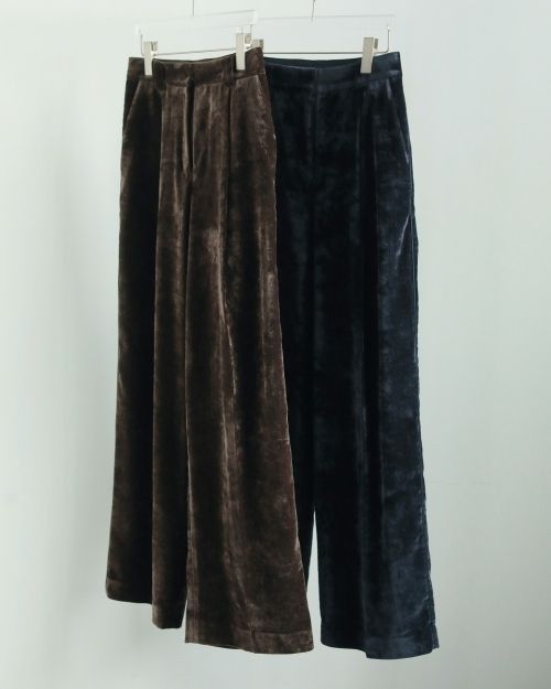 ànuke online store（アンヌーク） / Velvet Wide PantsVelvet Wide