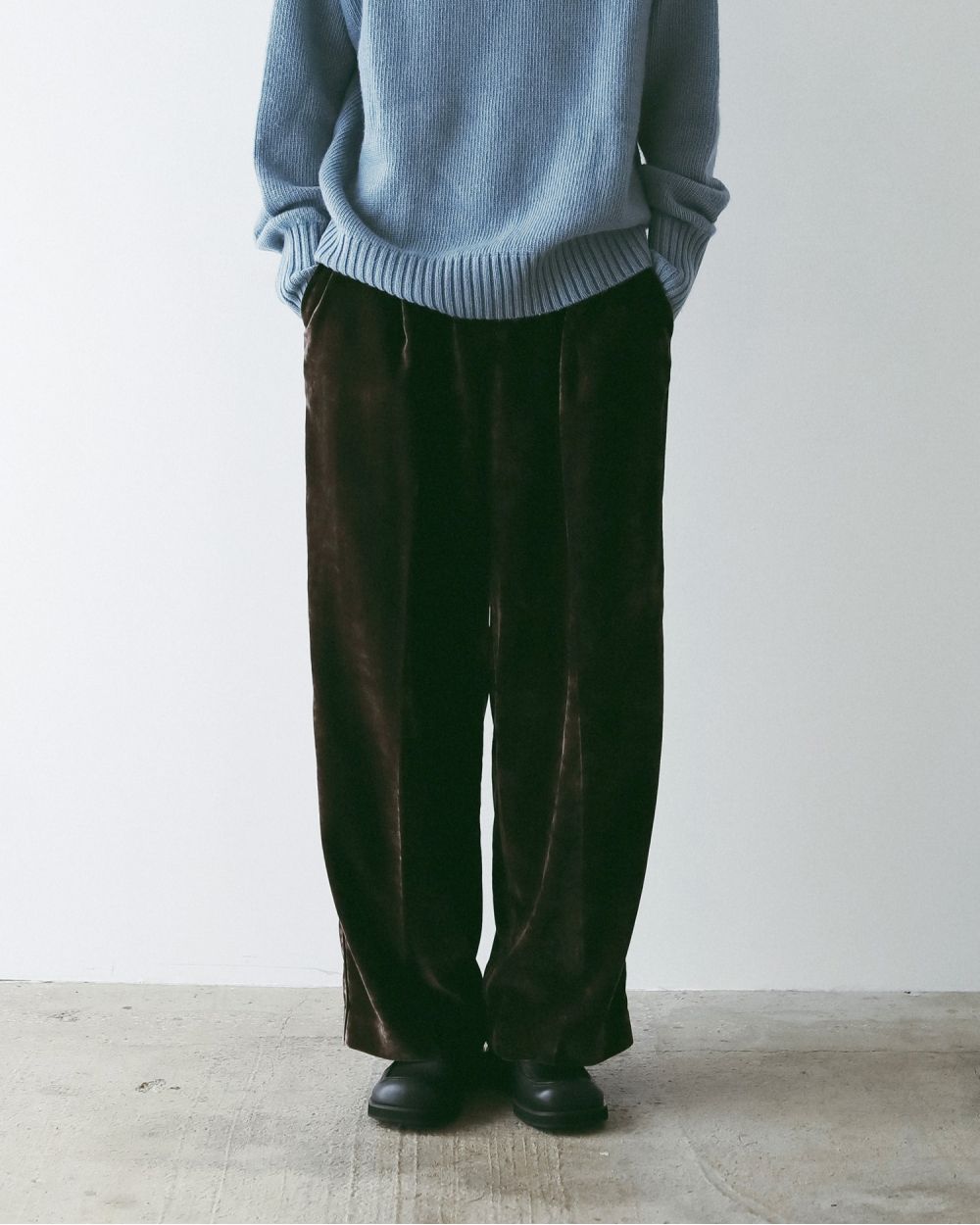 Velvet Wide Pants Velvet Wide Pants,ベルベット ワイド パンツ,62520712,パンツ,PT,ワイドパンツ,ベロア,ànuke,アンヌーク,lifes,ライフズ,25aw