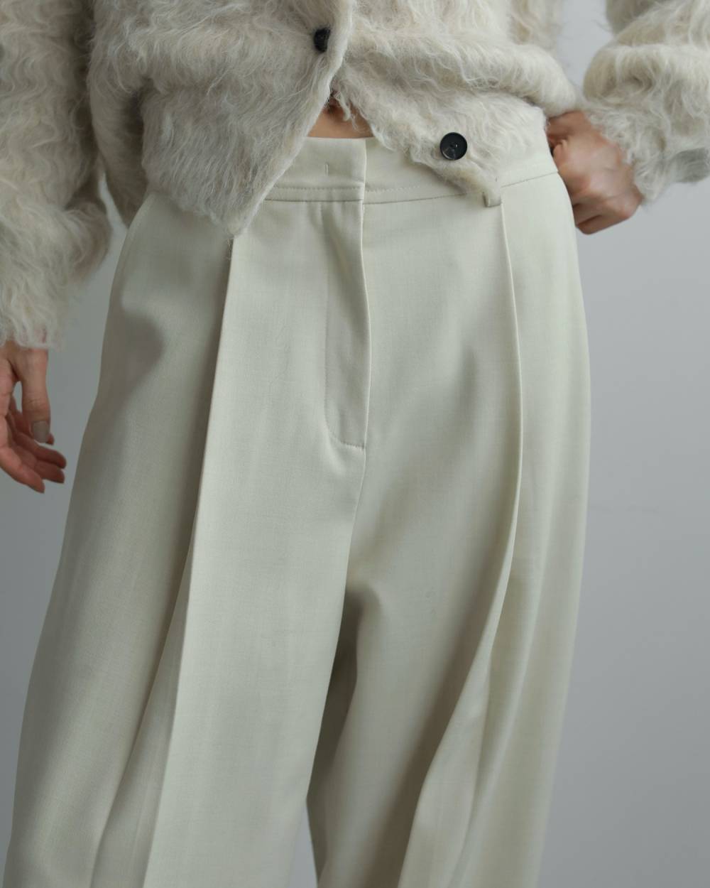 Tuck Pleats Pants Tuck Pleats Pants,タック プリーツ パンツ,62520714,ボトム,パンツ,ワイドパンツ,ànuke,アンヌーク,lifes,ライフズ,25aw