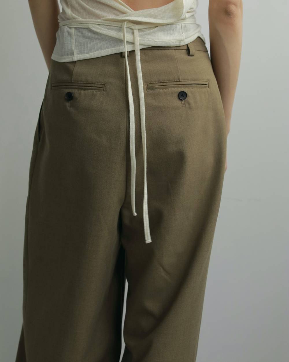 Tuck Pleats Pants Tuck Pleats Pants,タック プリーツ パンツ,62520714,ボトム,パンツ,ワイドパンツ,ànuke,アンヌーク,lifes,ライフズ,25aw