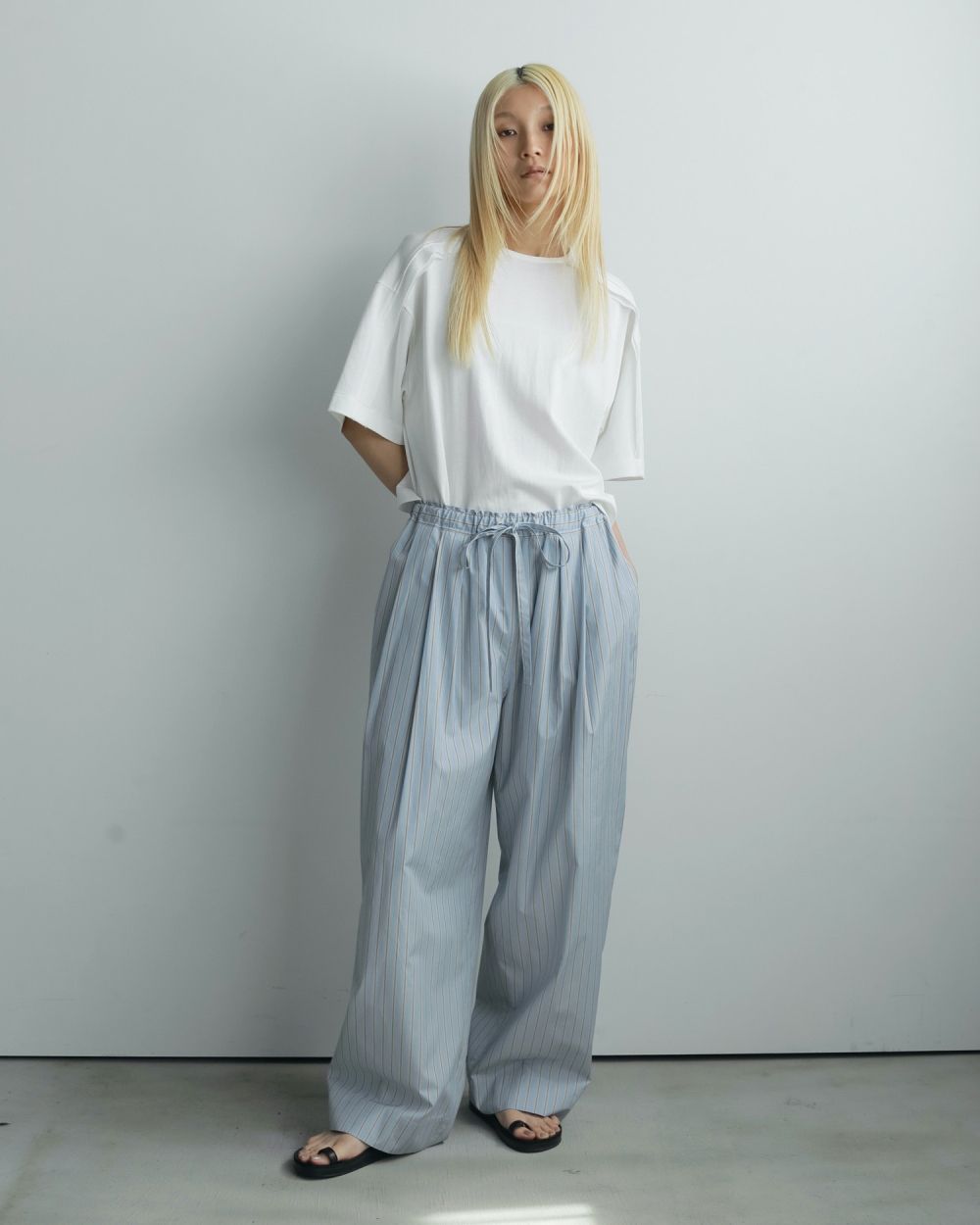 お盆SALE!!アンヌーク☆Stripe Rough Pants 新品未使用 ànuke online store（アンヌーク） / Stripe Rough PantsStripe
