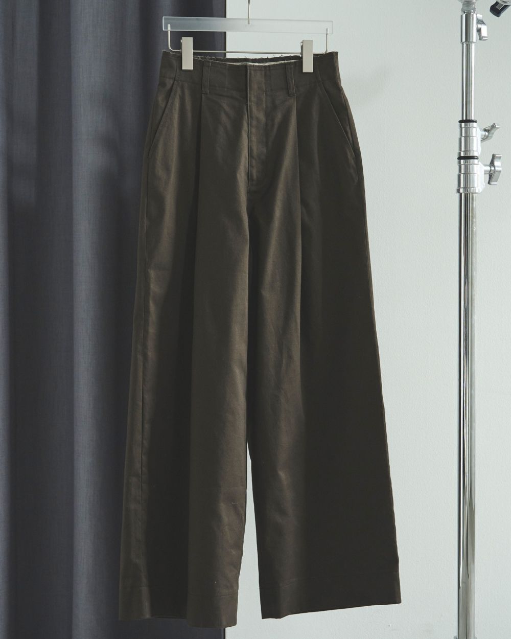 Wide Chino Pants Wide Chino Pants,ワイドチノパンツ,62520721,ボトム,パンツ,チノパン,ànuke,アンヌーク,lifes,ライフズ,25aw