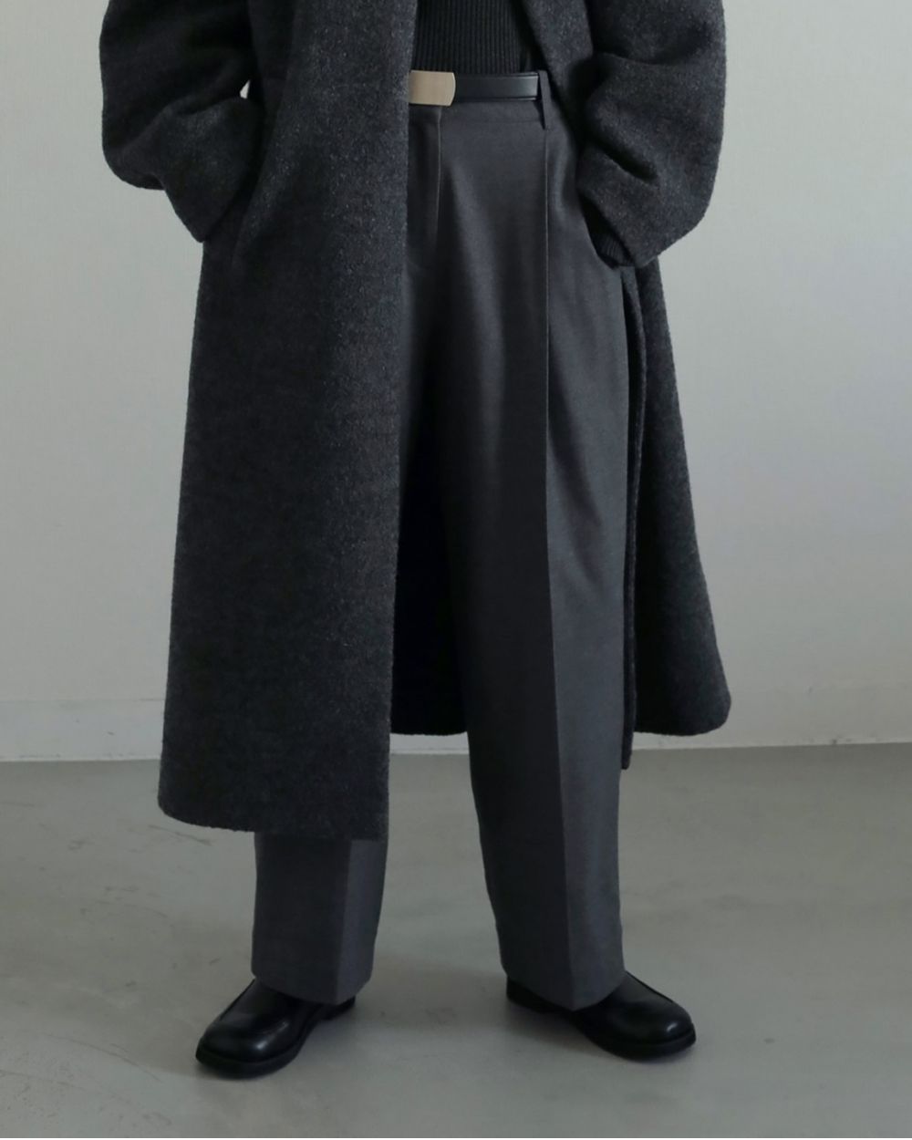 Wool Tuck Pants Wool Tuck Pants,ウールタックパンツ,62520722,ボトム,ウール,タックパンツ,ànuke,アンヌーク,lifes,ライフズ,25aw