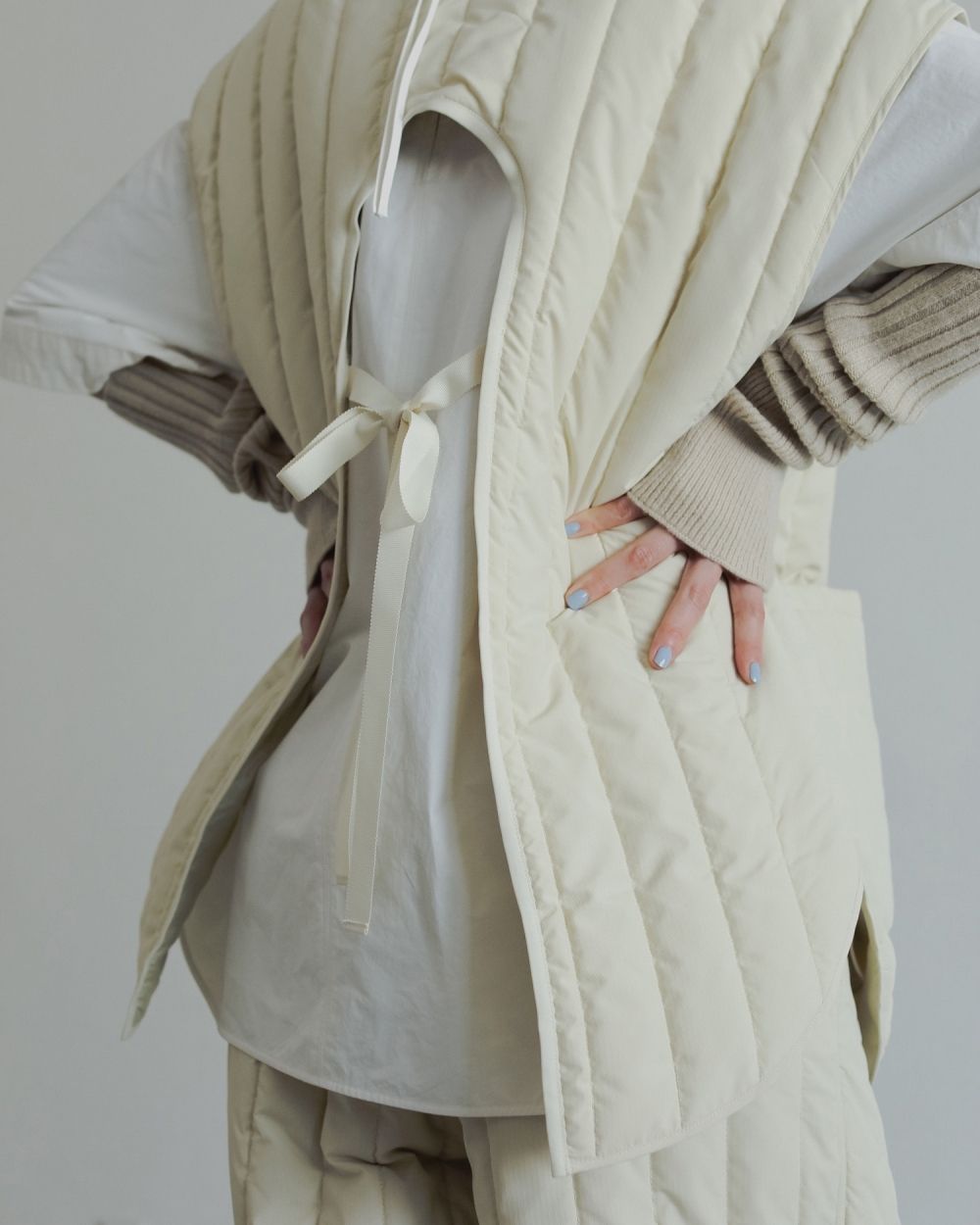 Padding Loose Pants Padding Loose Pants,パディングルーズパンツ,62520723,ボトム,パンツ,ワイドパンツ,中綿,キルティング,ànuke,アンヌーク,lifes,ライフズ,25aw