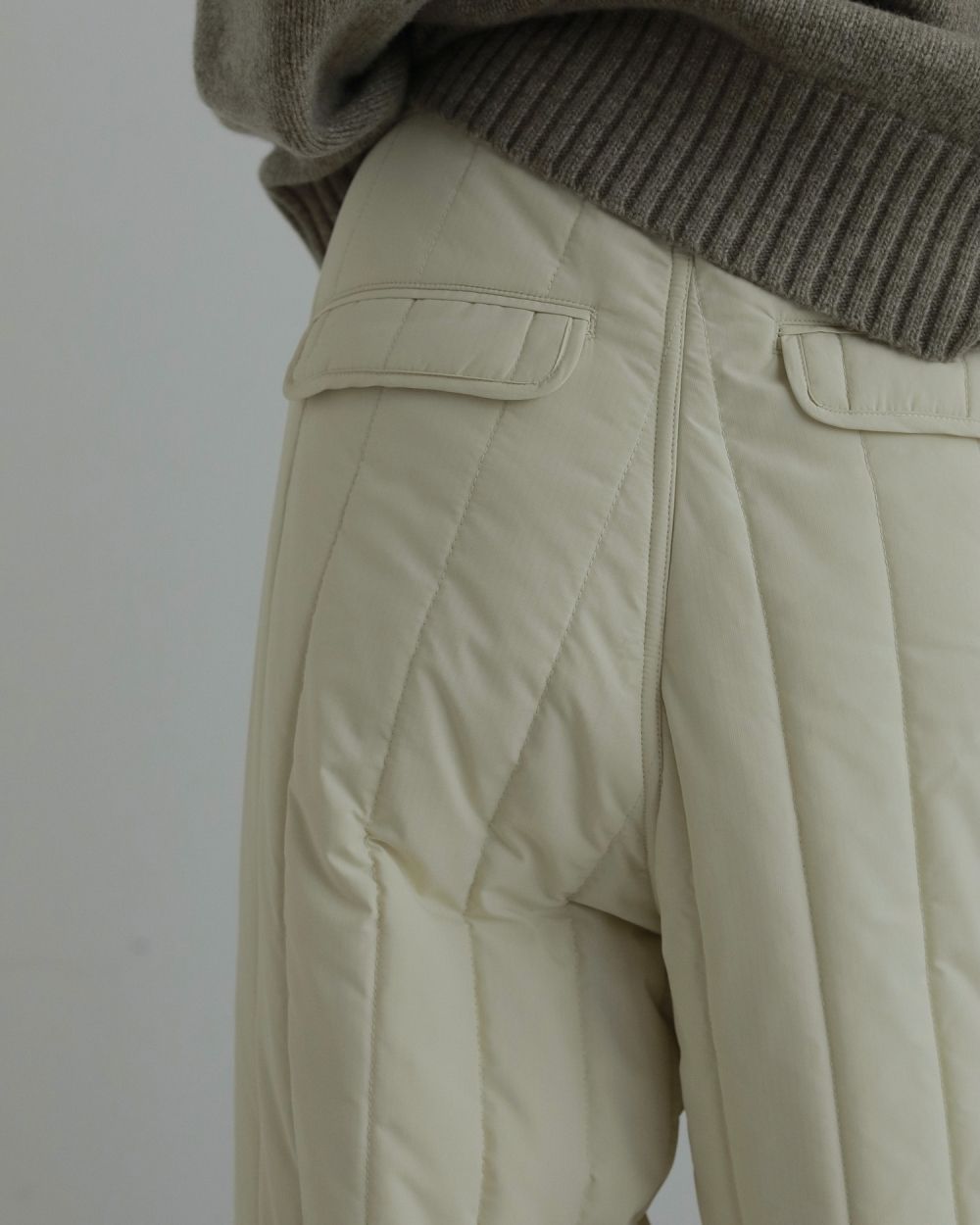 Padding Loose Pants Padding Loose Pants,パディングルーズパンツ,62520723,ボトム,パンツ,ワイドパンツ,中綿,キルティング,ànuke,アンヌーク,lifes,ライフズ,25aw