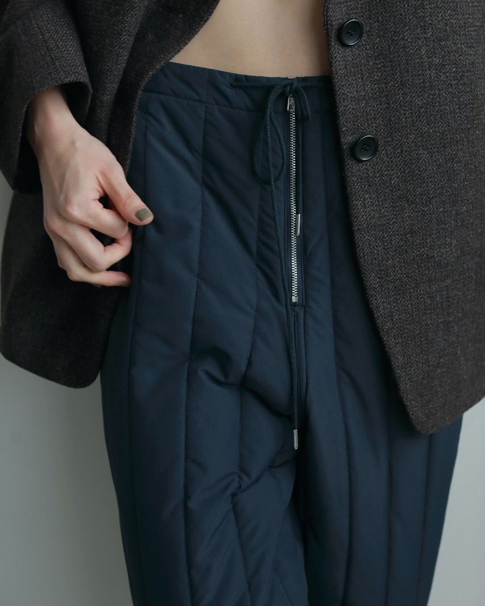 Padding Loose Pants Padding Loose Pants,パディングルーズパンツ,62520723,ボトム,パンツ,ワイドパンツ,中綿,キルティング,ànuke,アンヌーク,lifes,ライフズ,25aw