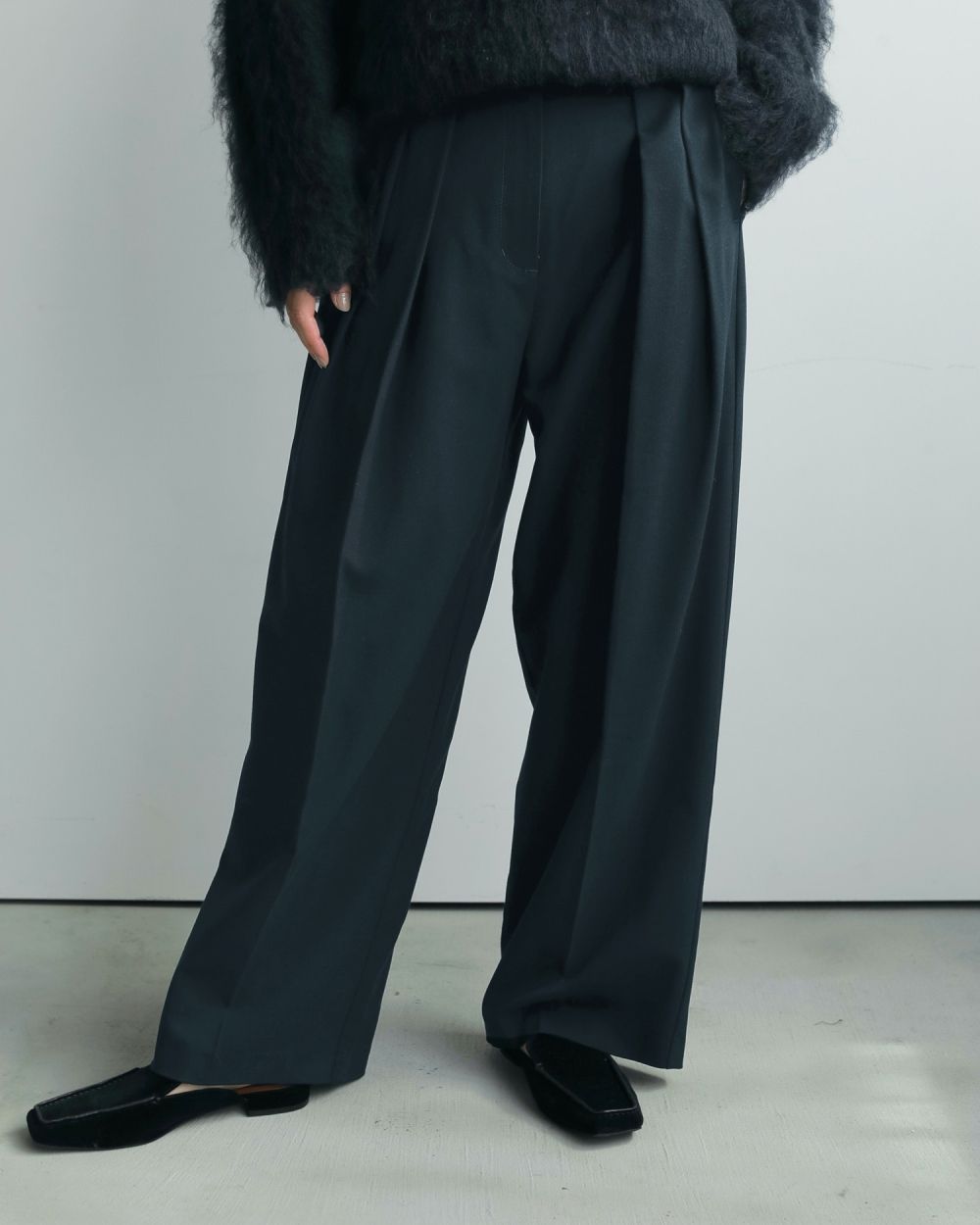 Tuck Wide Pants Tuck Wide Pants,タック ワイド パンツ,62520724,ボトム,パンツ,ワイドパンツ,ànuke,アンヌーク,lifes,ライフズ,25aw