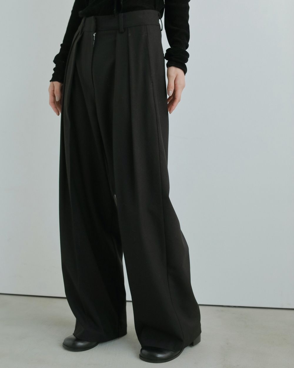 Tuck Wide Pants Tuck Wide Pants,タック ワイド パンツ,62520724,ボトム,パンツ,ワイドパンツ,ànuke,アンヌーク,lifes,ライフズ,25aw