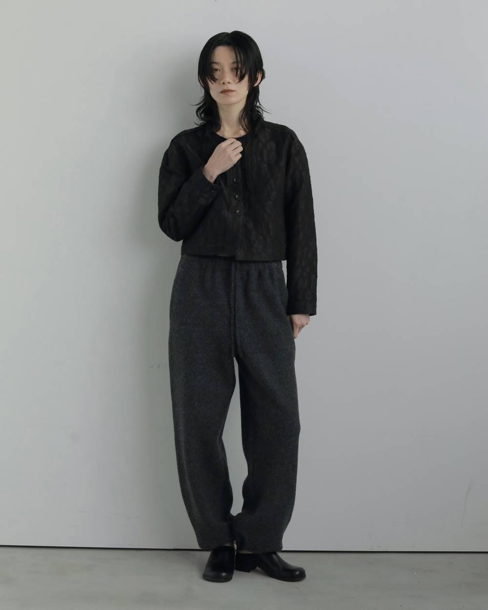 Wool Drawstring Pants Wool Drawstring Pants,ウール ドローストリング パンツ,62520725,パンツ,ボトム,ウール,毛,ドロストパンツ,ànuke,アンヌーク,lifes,ライフズ,25aw