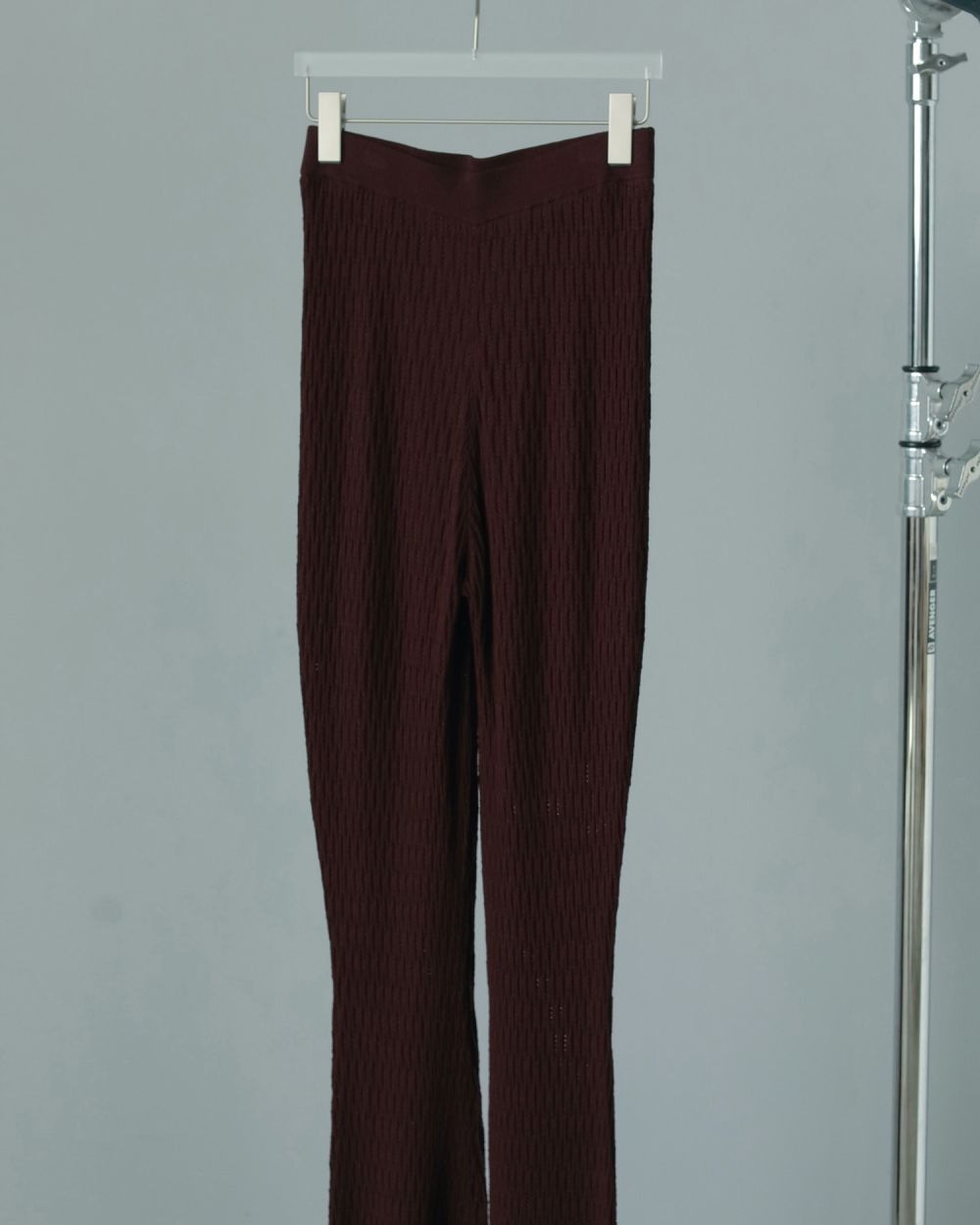パンツ Selenahelios Knit flare leggings Selenahelios Knit flare leggings カジュアルパンツ