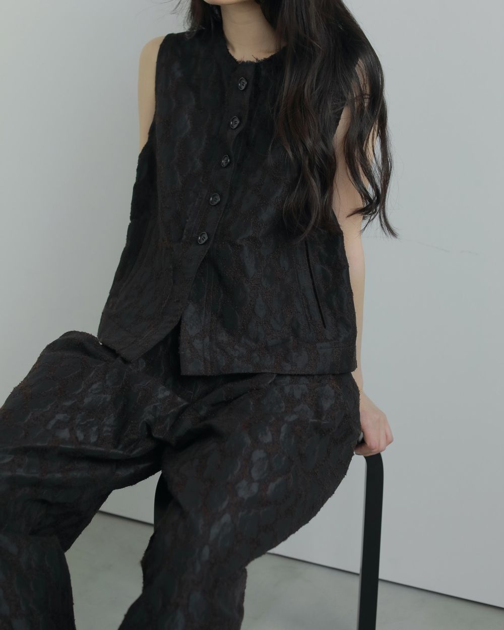 BEARDSLEY ジャガードキュロット レオパード BEARDSLEY(ビアズリー)レオパードジャガードキュロット