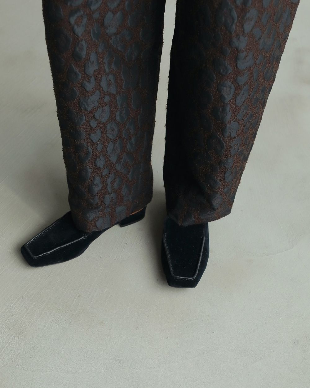 Leopard Jacquard Pants Leopard Jacquard Pants,レオパードジャガードパンツ,62520729,パンツ,ボトム,レオパード柄,ànuke,アンヌーク,lifes,ライフズ,25aw