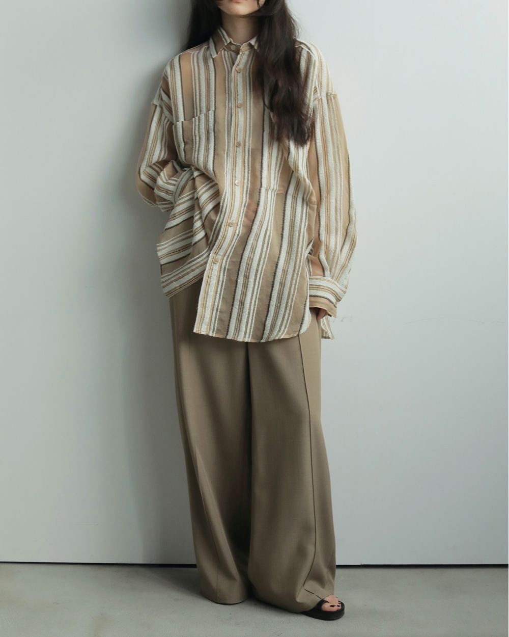 ★送料・関税込★ONGO★basic pintuck pants★ピンタックパンツ ànuke online store（アンヌーク） / Pintuck Wide Pants