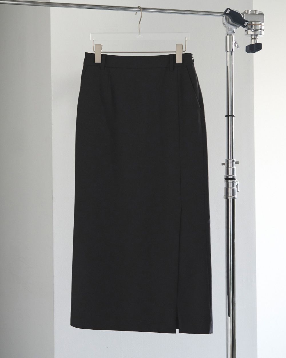 Heather Stretch Middleskirt Heather Stretch Middleskirt,ヘザーストレッチミドルスカート,62520801,ボトム,ミドル丈,スカート,ànuke,アンヌーク,lifes,ライフズ,25aw