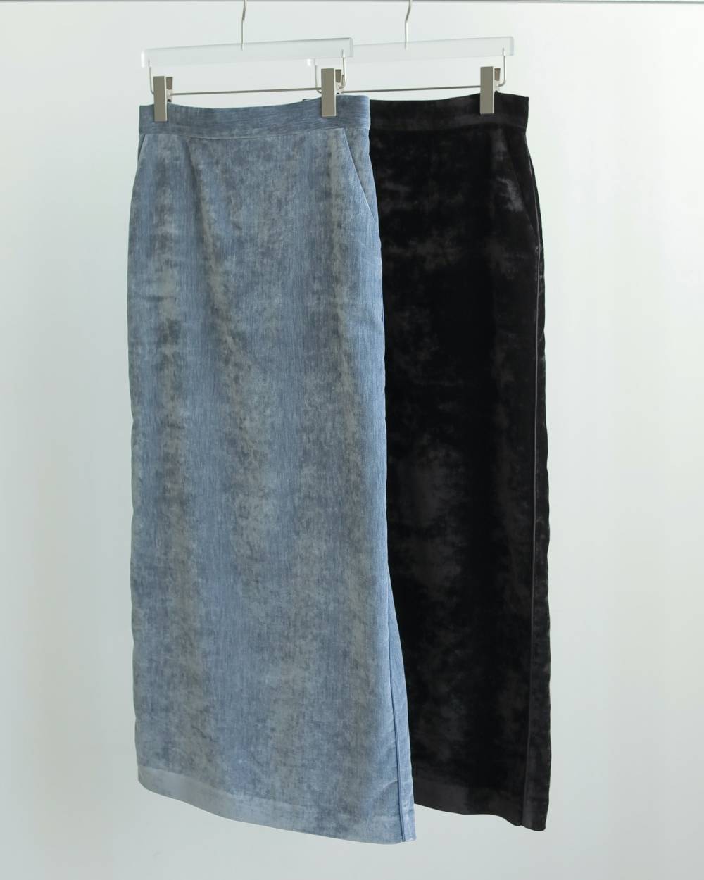 Velvet Straight Skirt Velvet Straight Skirt,ベルベット ストレート スカート,62520803,ボトム,スカート,ベルベット素材,ànuke,アンヌーク,lifes,ライフズ,25aw