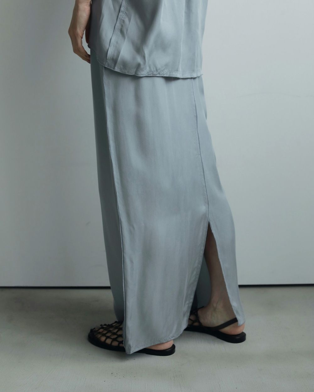 Mellow Maxi Skirt Mellow Maxi Skirt,メロウマキシスカート,62520804,ボトム,スカート,SK,,ànuke,アンヌーク,lifes,ライフズ,25aw