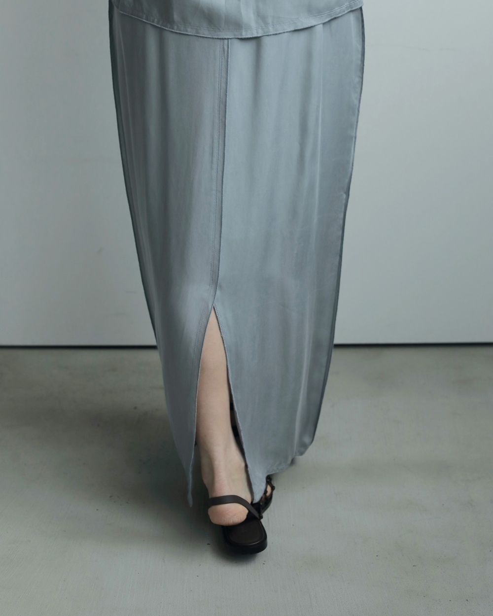 Mellow Maxi Skirt Mellow Maxi Skirt,メロウマキシスカート,62520804,ボトム,スカート,SK,,ànuke,アンヌーク,lifes,ライフズ,25aw