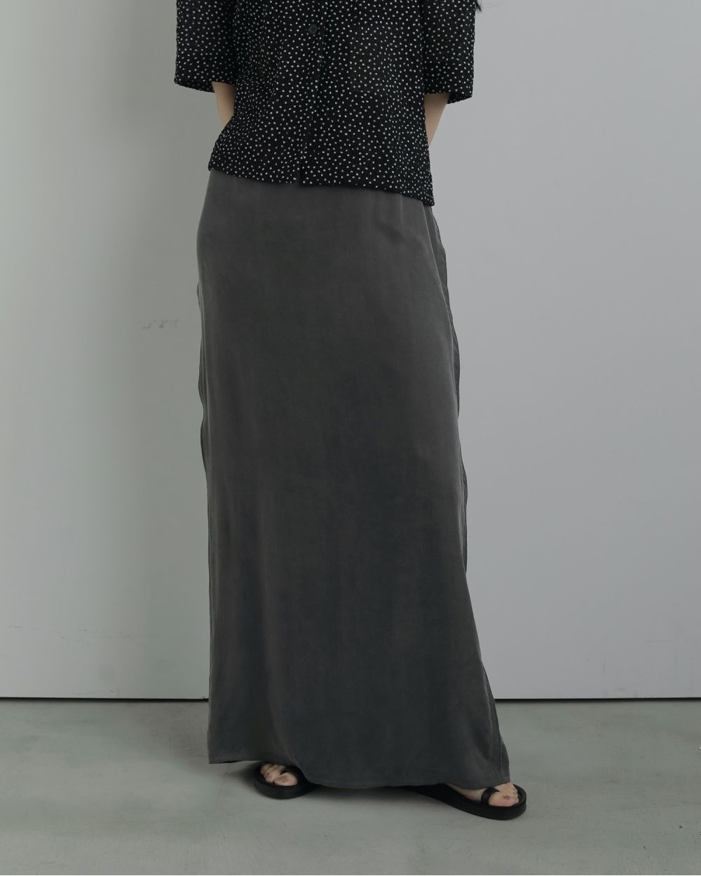 Mellow Maxi Skirt Mellow Maxi Skirt,メロウマキシスカート,62520804,ボトム,スカート,SK,,ànuke,アンヌーク,lifes,ライフズ,25aw